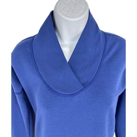 Athleta SoftTech Long Sleeve Royal Blue Dress Size XXS - Picture 2 of 9